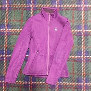 SPYDER purple zip up. XS. PERFECT CONDITION.